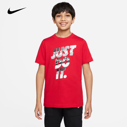 小耐克2022年新款大童透气舒适运动服轻便短袖T恤DO1822-657/010 商品图0