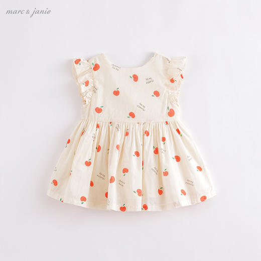 马克珍妮夏装新款 女童纯棉A版印花连衣裙 儿童裙子220825 商品图0