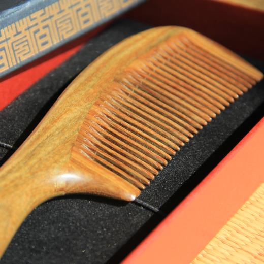 檀木梳子 甜蜜木香味 防静电家用 红檀 绿檀可选 90016929 商品图1