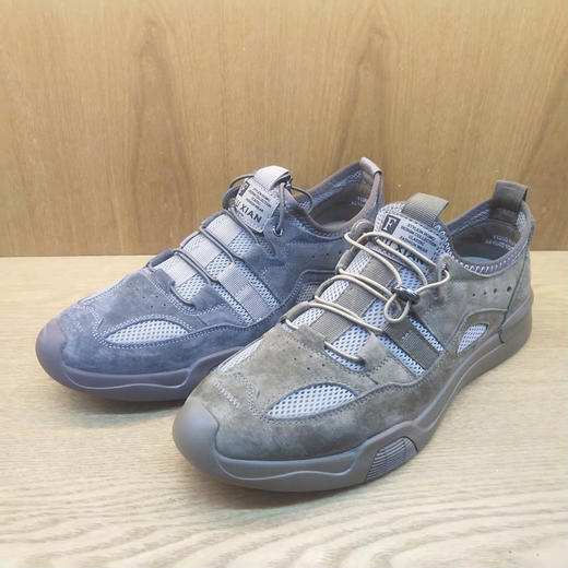 户外登山凉鞋男2021夏季新款豪行11262101防滑透气青年网布运动鞋 商品图3