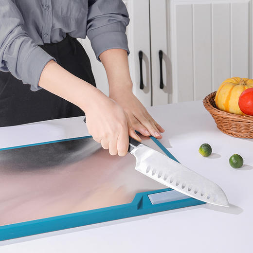 丨生态丨康巴赫磨刀功能Kang菌,双面菜板 一面不锈钢材质，一面天然麦秸材质 从食物源头切断细Jun 商品图1