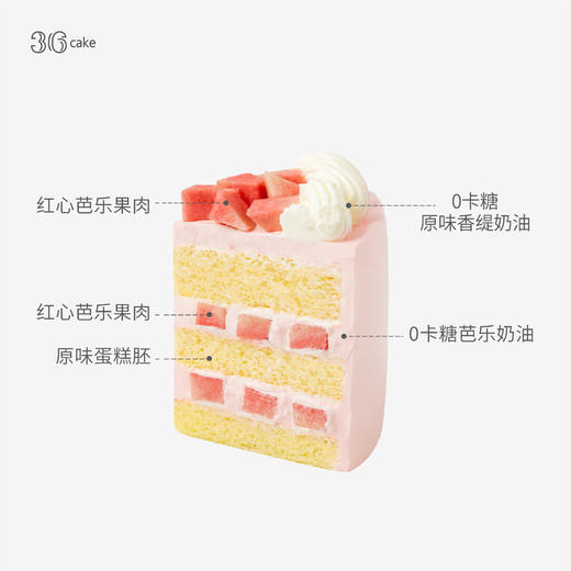 迷你多肉芭乐蛋糕，可选4英寸 商品图2