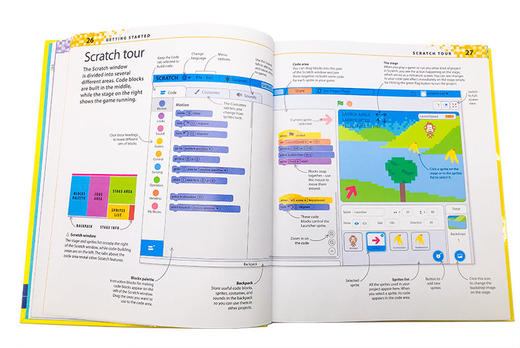 儿童编程游戏指南 英文原版 Computer Coding Games for Kids 从二进制代码到建筑游戏 商品图1