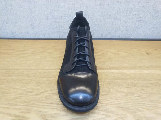 豪行女鞋2021春季新款21149155专柜正品休闲皮鞋低跟显瘦时装单鞋 商品图3