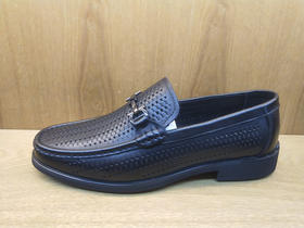 2021夏季新款豪行真皮休闲男鞋11274303低跟商务透气软底凉鞋正品