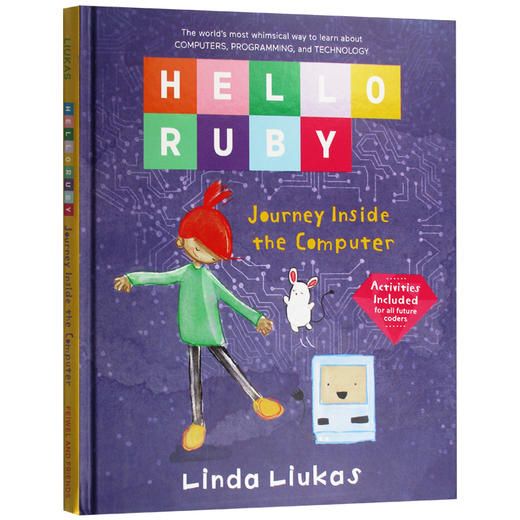 你好露比 计算机内部之旅英文原版 Hello Ruby Journey Inside the Computer 儿童电脑漫游记 儿童编程STEAM教育 英文版进口英语书 商品图0