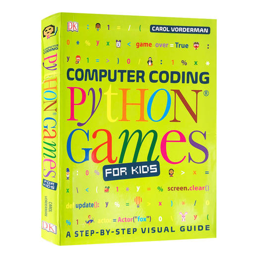 DK图解儿童编程 用Python写游戏 英文原版 Computer Coding Python Games for Kids 儿童编程语言学习系列 全彩版 英文版英语书籍 商品图0