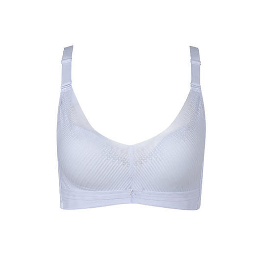 都市丽人少女三步优选B杯调整型内衣锁边超薄3/4杯少女文胸四排扣无钢圈LJ24D8 商品图4