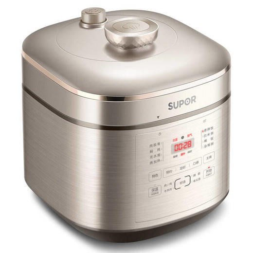 苏泊尔电压力锅家用智能5L升高压锅304不锈钢内胆 全自动精钢球釜双胆多用途电压力锅50FC08 商品图8
