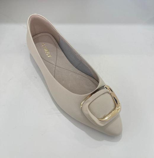 2楼康莉COMELY女鞋2022新款春单适软牛皮时尚尖头女单鞋 商品图2