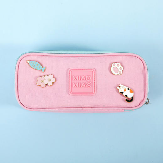 【年卡专享】文具-喵喵袋徽章多功能笔袋 商品图4