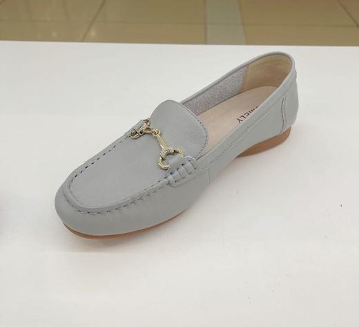 2楼康莉COMELY女鞋2022新款春单软牛皮乐福鞋舒适一脚蹬单鞋 商品图2