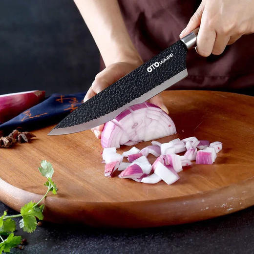 刀具5件套 真空热处理技术 硬度更高 木艺转印手柄 握感舒适 结实耐用 商品图8