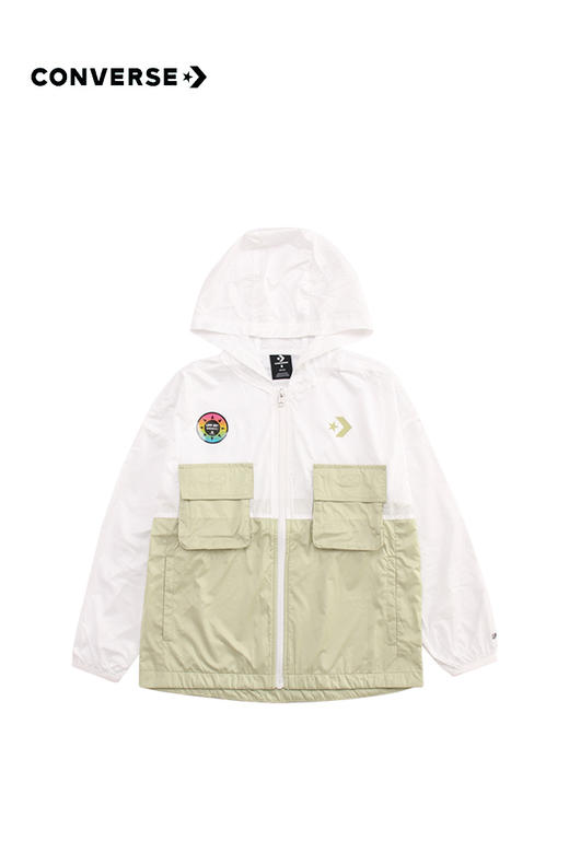 Converse匡威童衣童衣新款儿童轻薄连帽防晒皮肤风衣外套CV2222050 商品图4