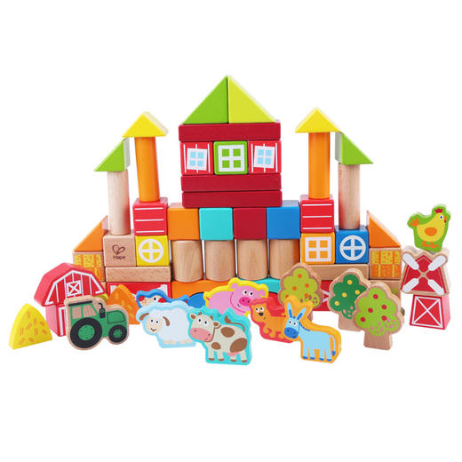 Hape农场小镇情景积木 商品图2