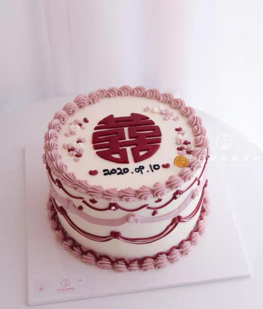囍 翻糖蛋糕 （提前6小时预订） 商品图0