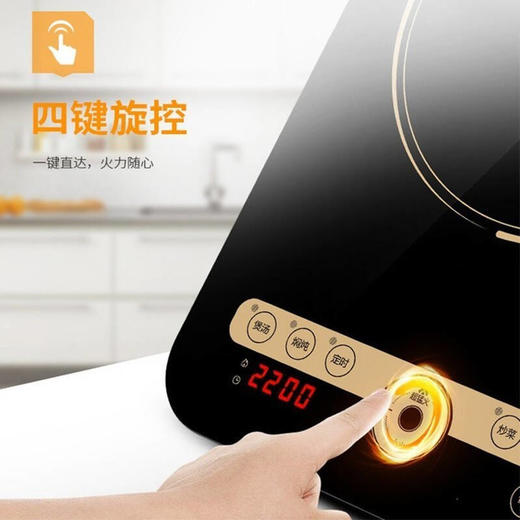 苏泊尔电磁炉家用触屏多用途锅炒锅套装大火力电磁灶IH91 商品图1