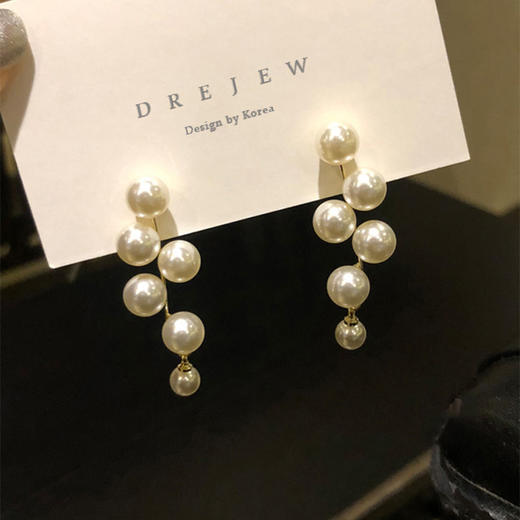 珍珠耳环 高级感轻奢设计感女气质大气女神范H235270556 商品图3