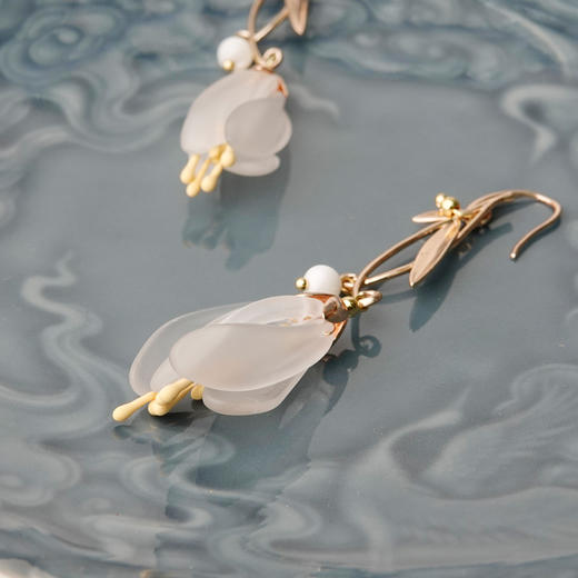 JGL-03220282民族风长款夸张耳环古风花朵耳坠气质新款仙耳钉网红耳饰品 商品图2