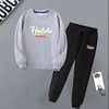 JMFS-hemalele新款男女童时尚洋气圆领长袖字母印花卫衣裤子两件套【童装】 商品缩略图9