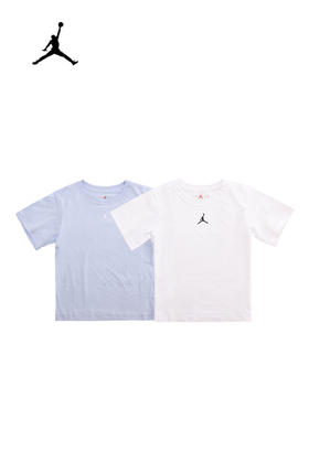 AIR JORDAN乔丹AJ童装夏新品女童运动简约纯棉短袖T恤JD2132042/JD2222026
