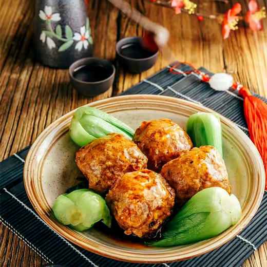 【浓而不腻 咸中微甜】满汉楼御宴速冻狮子头600g/袋*2袋 商品图2