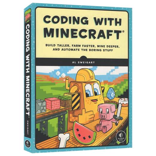 我的世界 英文原版 Coding with Minecraft 学生STEM教学辅助书 计算机编码编程 Al Sweigart 英文版 进口英语书籍 商品图1