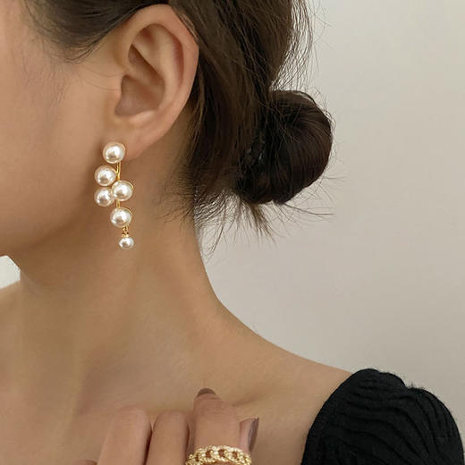 珍珠耳环 高级感轻奢设计感女气质大气女神范H235270556 商品图1