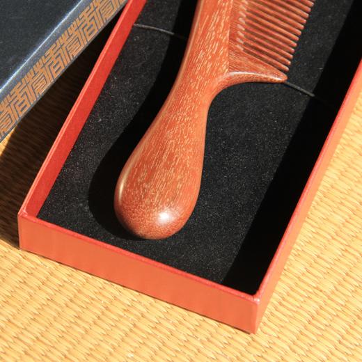 檀木梳子 甜蜜木香味 防静电家用 红檀 绿檀可选 90016929 商品图3