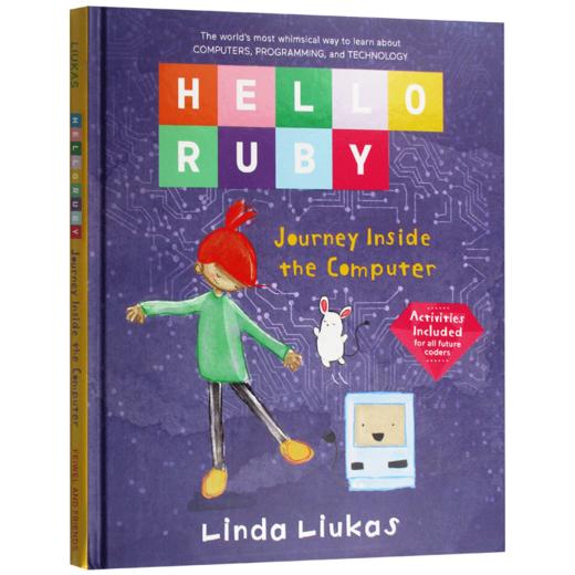 你好露比 计算机内部之旅英文原版 Hello Ruby Journey Inside the Computer 儿童电脑漫游记 儿童编程STEAM教育 英文版进口英语书 商品图1