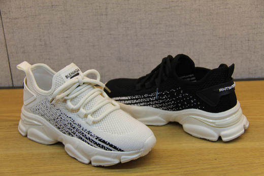 豪行春款21104521网面透气运动女鞋休闲旅游鞋飞织跑步鞋网鞋单鞋 专柜正品 商品图4