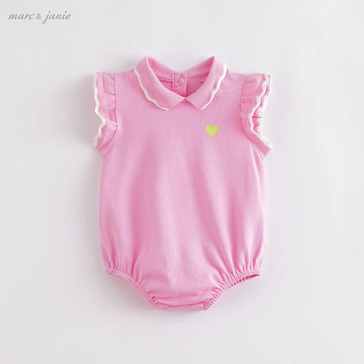 【科技凉感抗菌面料】马克珍妮夏装新款 女宝宝无袖连体衣220937 商品图1