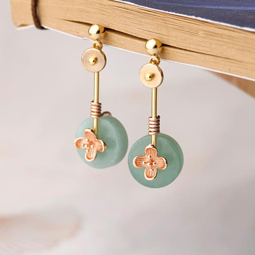 JGL-03220285民族风耳环气质个性仙长款耳坠饰品古典夸张复古古风耳钉女 商品图3