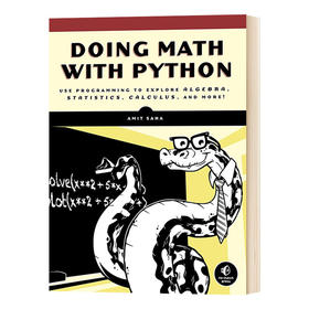 用Python做数学 英文原版 Doing Math with Python 编程入门 英文版 进口英语书籍