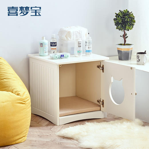 喜梦宝猫咪床头柜人猫共用家具宠物家具 商品图2