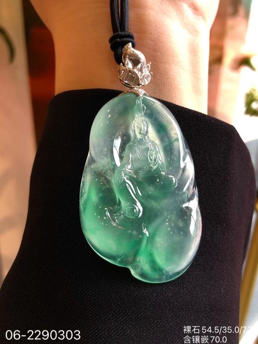 玻璃木那观音吊坠【06-2290303】具体价格微信咨询 商品图3