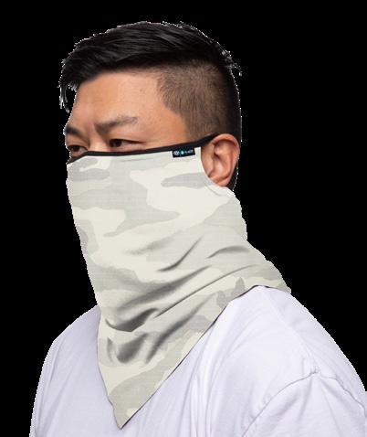 2122 686 MENS Polygiene® Reform Earloop Face Mask WHITE CAMO 商品图0