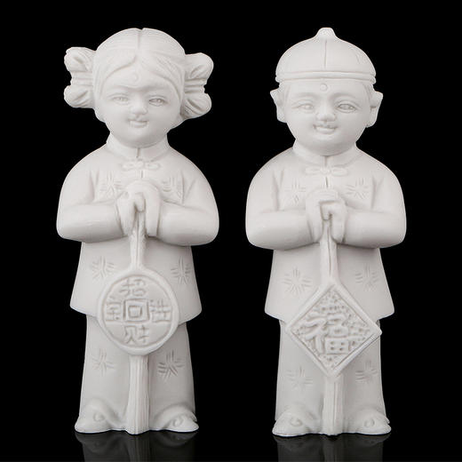 天寿-人造汉白玉童男女 商品图3