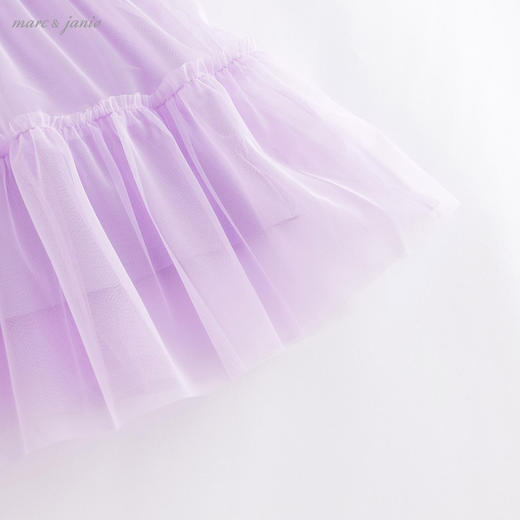 马克珍妮夏装女童大A版蓬蓬裙连衣裙 儿童裙子220986 商品图4