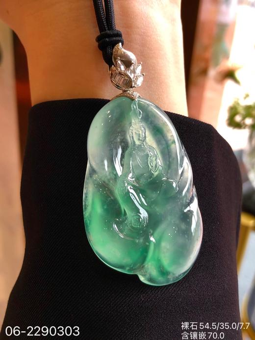 玻璃木那观音吊坠【06-2290303】具体价格微信咨询 商品图5
