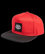 2122 686 MENS Knockout Snapback Hat RED