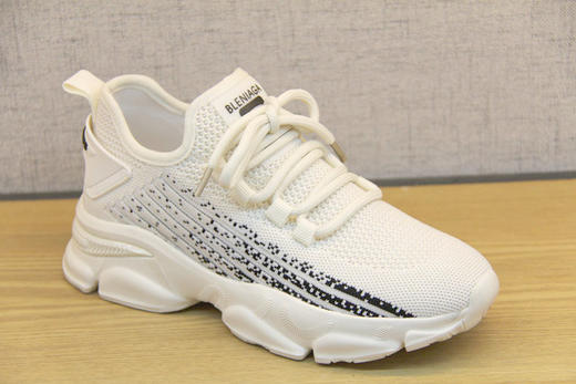 豪行春款21104521网面透气运动女鞋休闲旅游鞋飞织跑步鞋网鞋单鞋 专柜正品 商品图1