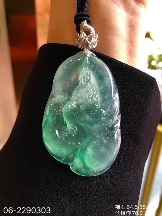玻璃木那观音吊坠【06-2290303】具体价格微信咨询 商品图6