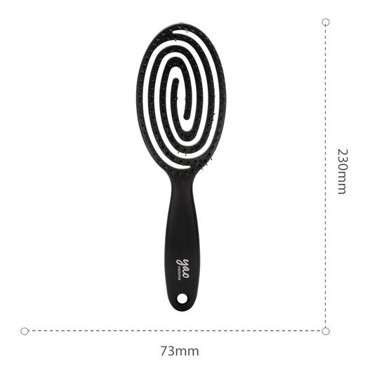 韩国进口yao梳子 男士专用气垫按摩梳气囊梳子高低双齿梳护发短发按摩梳造型排骨梳蚊香梳男士礼物送健康 商品图3