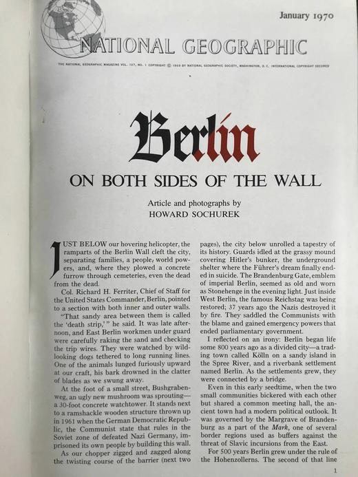 1970年上半年合订本 国家地理杂志 约千幅彩色插图 精装16开 商品图2