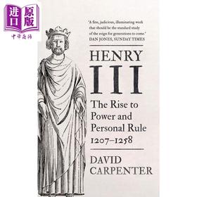 【中商原版】耶鲁君王系列 亨利三世 权力的崛起和个人统治 1207-1258	Henry III 英文原版 David Carpenter 人物传记