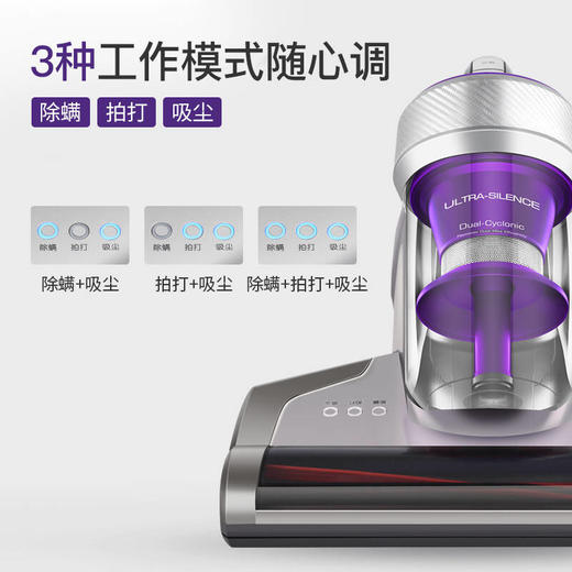 JIMMY莱克吉米除螨仪小型手持床铺紫外线杀菌除螨机家用吸尘器VC-B703 商品图8