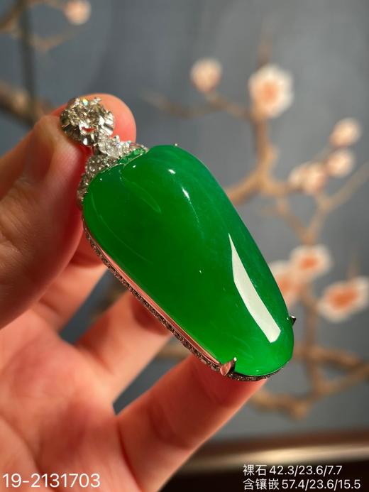 19-2131703，老坑帝王绿福瓜吊坠。具体价格微信咨询 商品图6