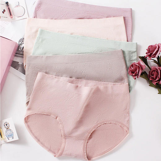 无痕玫瑰精华内裤 多倍弹性 环保印染 裸氨香水裤 欧碧柔无痕玫瑰精华 无缝内裤 商品图3