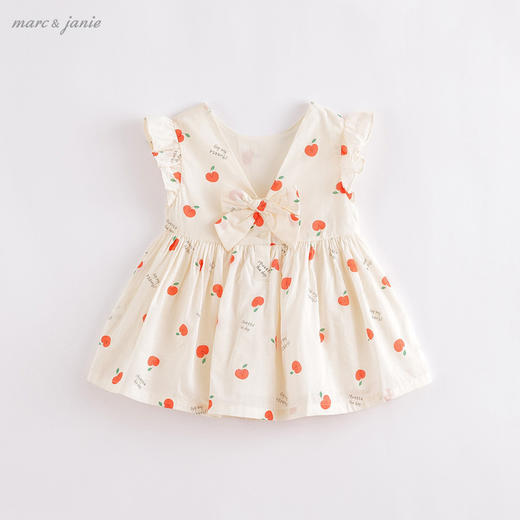马克珍妮夏装新款 女童纯棉A版印花连衣裙 儿童裙子220825 商品图1